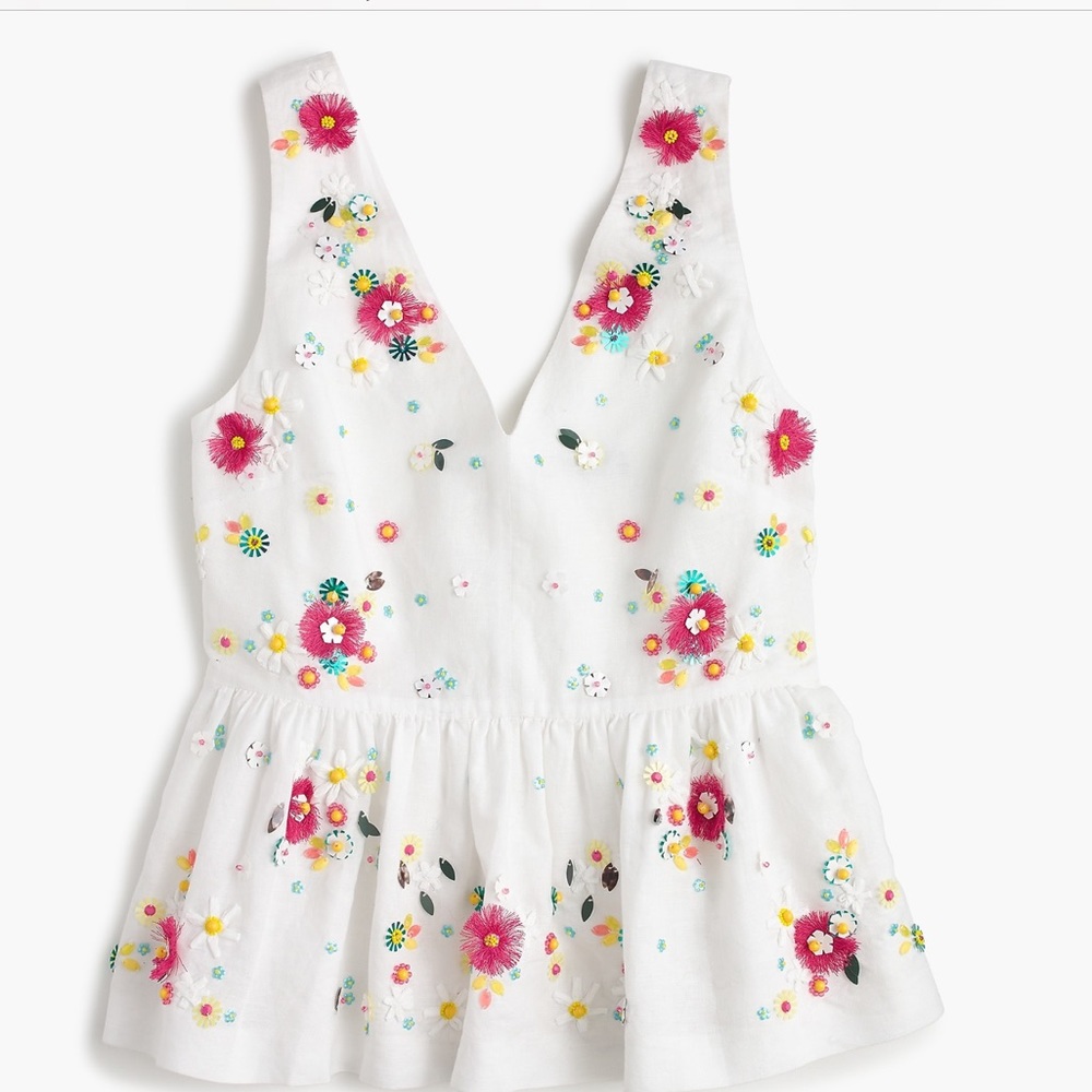 🎉HP🎉JCREW FLORAL TOP🌸 - Picture 5 of 8